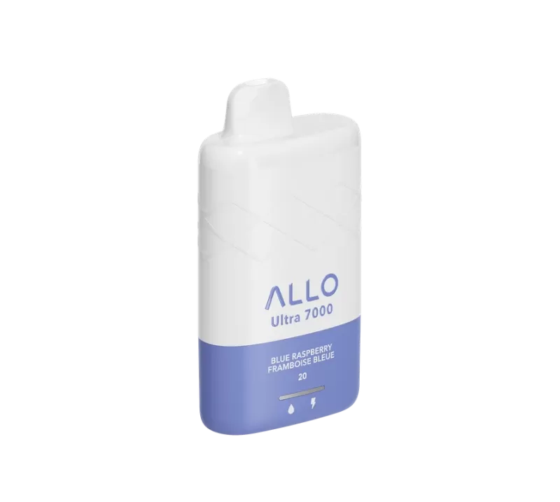 Allo Ultra – 7000 Puffs – Rechargeable Disposable Vape – Blue Raspberry