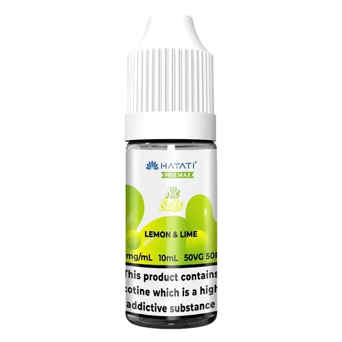 Hayati Pro Max Lemon & Lime Nic Salt Vape Juice - Strength#10mg>20mg (63D213)
