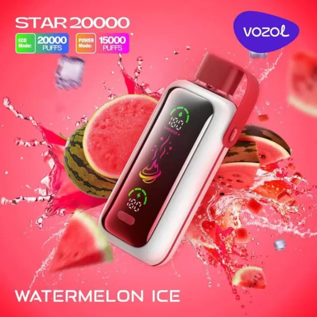 Vozol Star Rechargeable Disposable Vape (20,000 Puffs) - Cherry Cola / 20 mg - Image 2