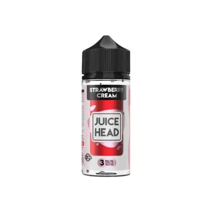 Juice Head – Strawberry Cream – 100mL - Strawberry Cream 3mg