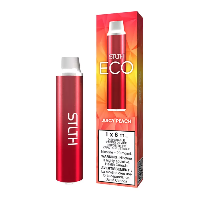 STLTH ECO Disposable Vape Device - Juicy Peach - 20mg/ml