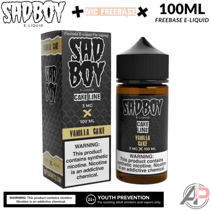 Sadboy Vanilla Cake E-Liquid 100mL - Vape Product, Vape Product (973CFC)
