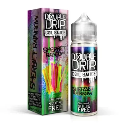 SHERBET RAINBOW E LIQUID BY DOUBLE DRIP 50ML 80VG