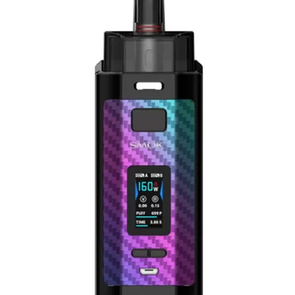 Smok RPM160 160W Pod Kit - Black Carbon Fiber / No