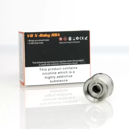 SMOK TFV8 X-Baby RBA – 0.35Ω - Vape Store