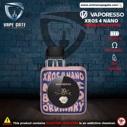 VAPORESSO XROS 4 NANO 1350mAh POD SYSTEM - Twilight Purple