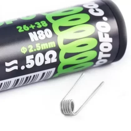 Wotofo Fused Clapton Vape Coils 0.5 Ohm Ni80 10pcs - Ejuicewarehouse