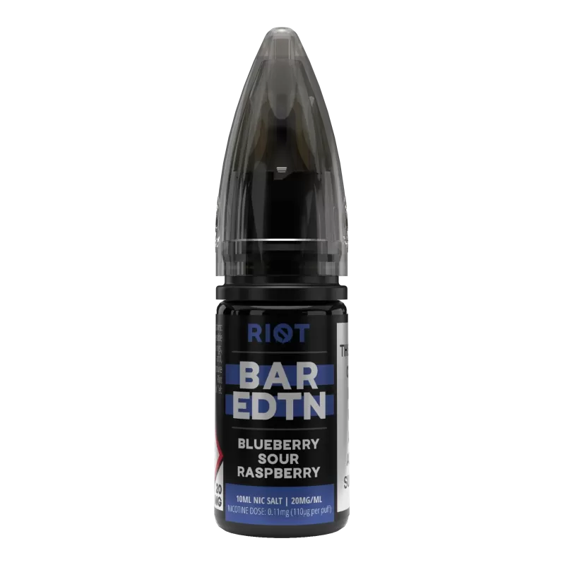 Blueberry Sour Raspberry Nic Salt By Riot Squad BAR EDTN - 20mg