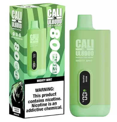 Cali UL8000 5% Disposable [8000 puffs] – Mighty Mint