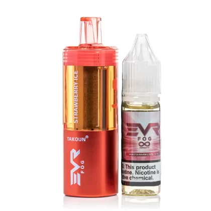 EVR Fog 100k Refillable Disposable Pod - Blue Razz, Cherry Bomb