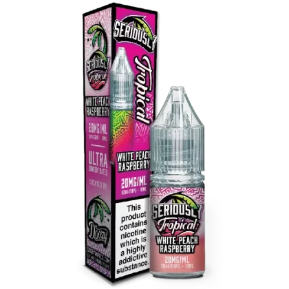 Doozy Seriously Tropical Nic Salt E-Liquid White Peach Raspberry - Nicotine Strength#20mg>10mg>5mg