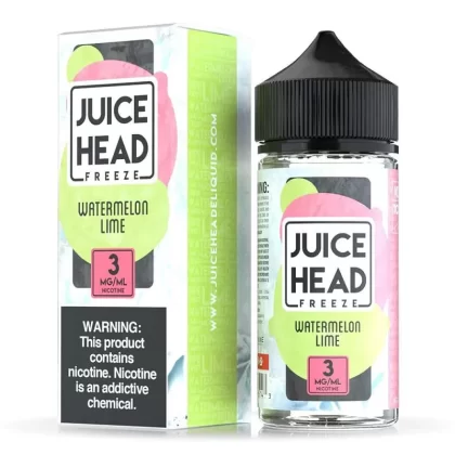 JUICE HEAD FREEZE – WATERMELON LIME 100ML - Vapebazaar Pk