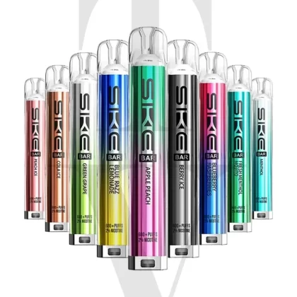 SKE BAR 600 PRE-FILLED POD VAPE KIT 10 X MULTIPACK