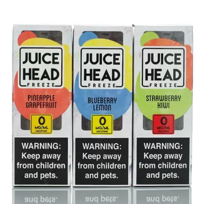 Juice Head Freeze E-Liquid - No Nicotine Vape Juice - 100ml - Watermelon Lime Freeze