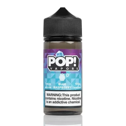 Blue Raspberry Hard Candy ICED – POP! Vapors – 100mL