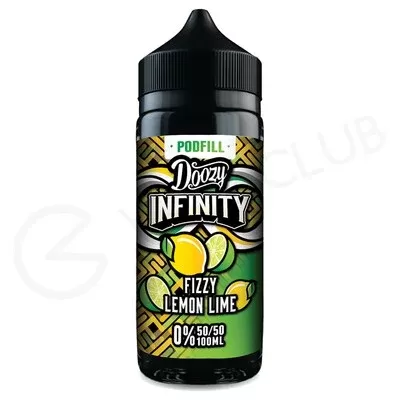 Fizzy Lemon Lime 50VG Shortfill E-Liquid by Doozy Infinity 100ml