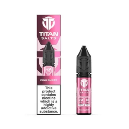 Titan Salt Pink Burst Nic Salt E Liquid - Strength#10mg>20mg (04A392) (04A392)