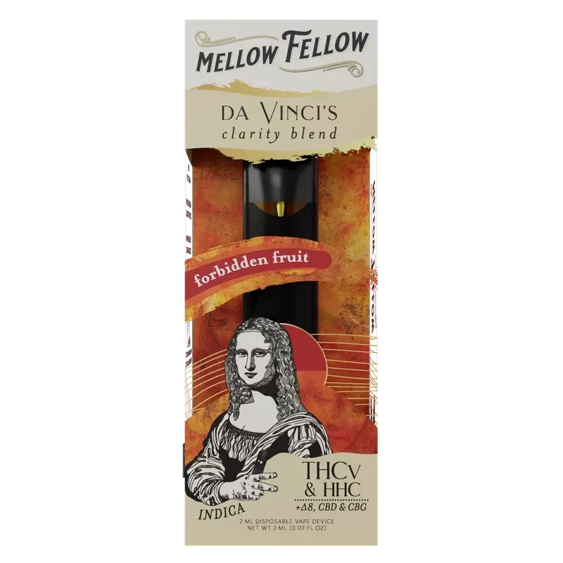 Mellow Fellow da Vinci’s Clarity Blend 2ml Disposable Vape Forbidden Fruit