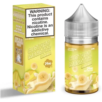 Custard Monster Salt Nic Premium E-Liquid 30ml - Vanilla Custard / 48mg