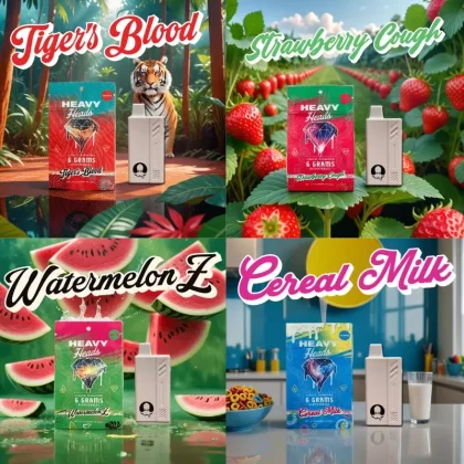 Heavy Heads – ALL FLAVORS – THCA (6G) Liquid Diamonds Disposable – *Not for Sale in MN*