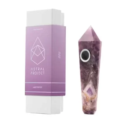 Gemstone Jewel Pipe – Amethyst