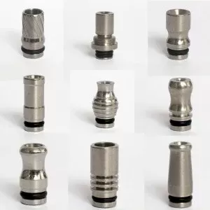 510 Silver Color Stainless steel metal Drip Tips Tip Mouthpiece For Vape Tank RTA RDTA