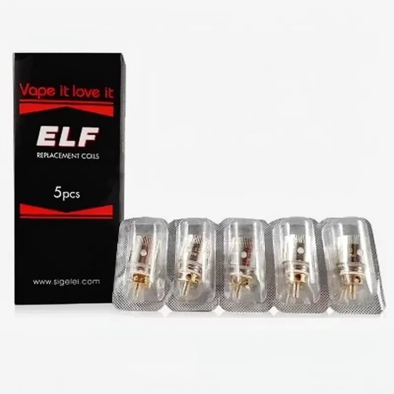 Sigelei ELF Replacement Coils – 5-Pack Sub-Ohm