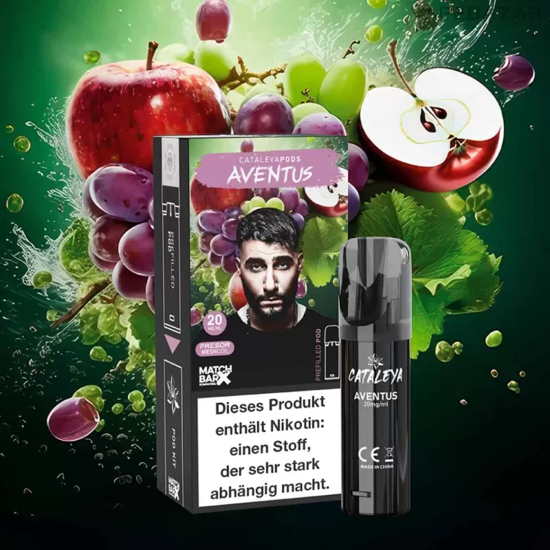 Cataleya by Samra Prefilled Pod – AVENTUS - Aromastoffe / Nikotin / Glycerin / Nikotinsalz / Propylenglykol / Cataleya by Samra / 20mg/ml