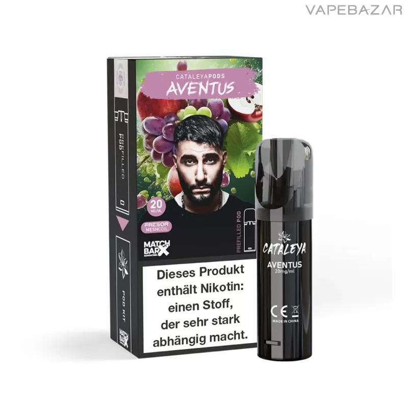Cataleya by Samra Prefilled Pod – AVENTUS - Aromastoffe / Nikotin / Glycerin / Nikotinsalz / Propylenglykol / Cataleya by Samra / 20mg/ml - Image 2
