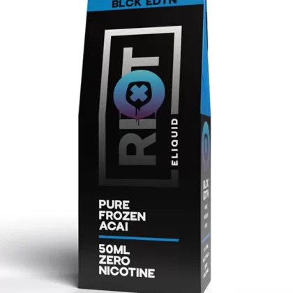 Riot Squad BLCK EDTN Pure Frozen Acai E-Liquid 60ml - 3mg