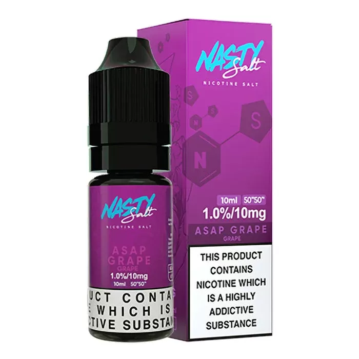 Nasty Juice ASAP Grape Nasty Salt E-Liquid 10ml - Strength#10mg>20mg (607B98)