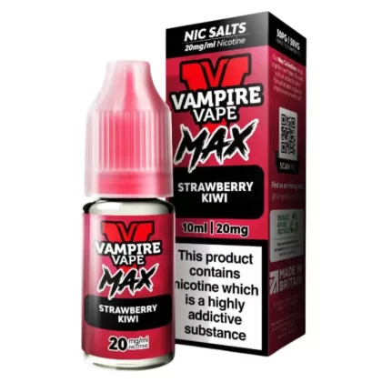 Strawberry Kiwi VV Max Nic Salt E-Liquid by Vampire Vape (10ml)