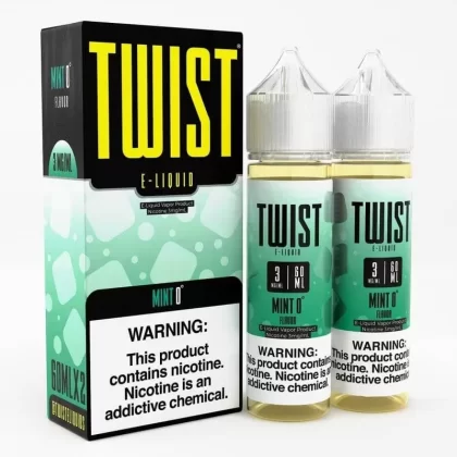 Twist E-Liquid | Mint 0 - Nicotine#6mg>3mg>0mg