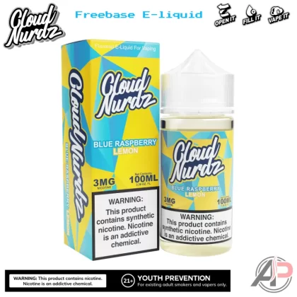 Cloud Nurdz Blue Raspberry Lemon E-Liquid 100mL