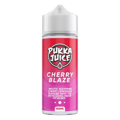 Pukka Juice 100ml E-liquid Shortfill Cherry Blaze - Nicotine Strength#0mg