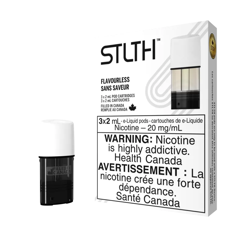 STLTH Pod Pack - Flavourless - 20 mg/mL (wholeseller) - Excise ON, BOLD 50 (20 mg/mL)(wholeseller) - Excise ON