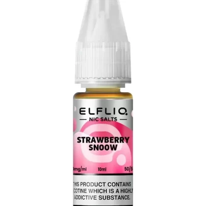 Elf Bar Elfliq Strawberry Snoow Nic Salt Vape Juice - Strength 10mg