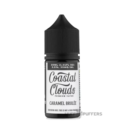 Coastal Clouds Salt – Caramel Brulée 30mL - Vape Product, Vape Product