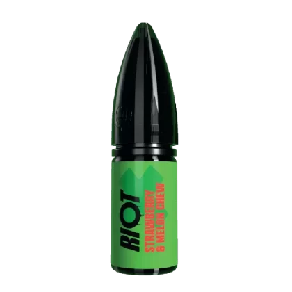 Riot X Nic Salt E-Liquid Strawberry & Melon Chew - Nicotine Strength#20mg>10mg>5mg (FBB933)