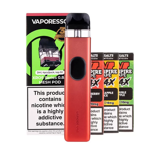 Vaporesso XROS 5 Pod Kit Bundle - Grey Leather / 1.0ohm - Image 3