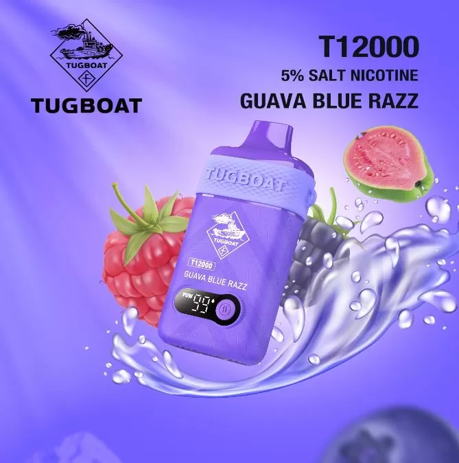 Tugboat T12000 Disposable Vape (12,000 Puffs) - 50 mg / Purple Rain - Image 3