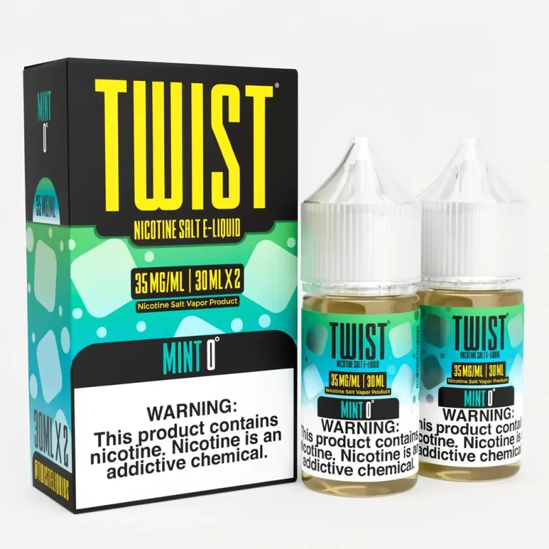 Mint 0 SALT – Twist E-Liquids – 60mL | 50mg | Menthol