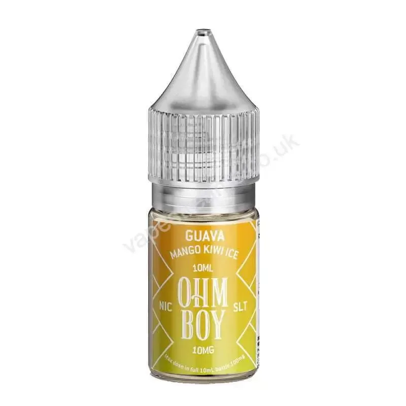 Ohm Boy SLT Guava Mango Kiwi Ice Nic Salt E-Liquid - Vapestreams Co