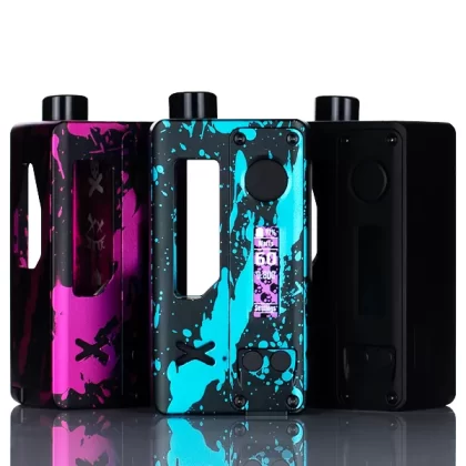 Orca Vape x Suicide Mods x Vaping Bogan Stubby X-Ray DNA60C Boro Mod - Black Widow, Pink Plasma