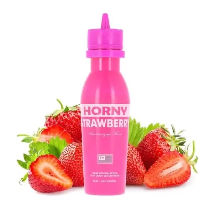Strawberry E-Liquid by Horny Flava - 0 mg / 65 ml
