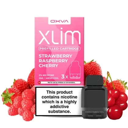 Oxva Xlim Prefilled Cartridge - Strawberry Raspberry Cherry
