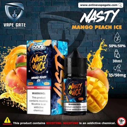 Mango Peach Ice - Nasty Super Cool 30ml - 50 mg / 30 ml