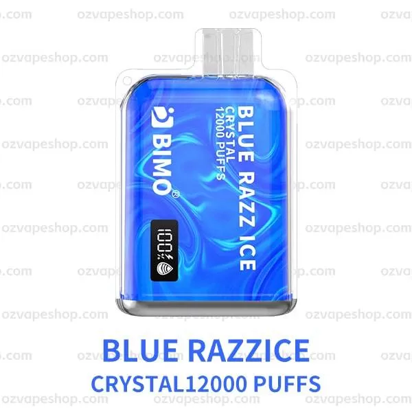 BIMO Crystal 12k Puffs- Blue Razz Ice - Vape Store