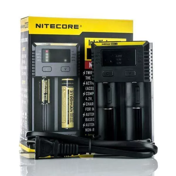 Nitecore New i2 Intellicharger Battery Charger - Two Bay - Image 2