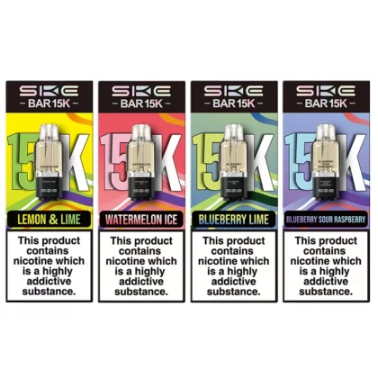 SKE Bar 15K Prefilled Pods - Lemon & Lime - Londonvapewholesale Co